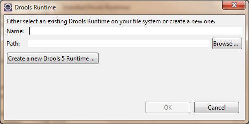 How to create Drools Runtime