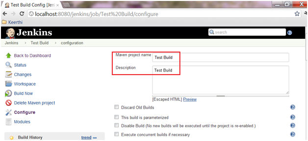 Configuring Jenkins